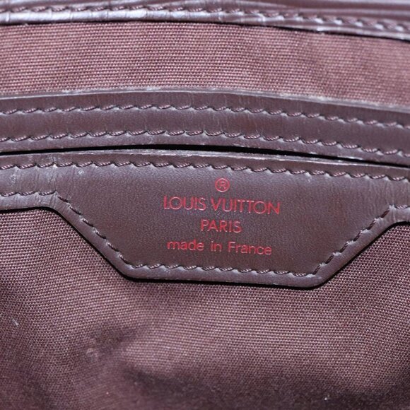 LOUIS VUITTON Epi Sac Plat Hand Bag Mocha Brown - Picture 11 of 15